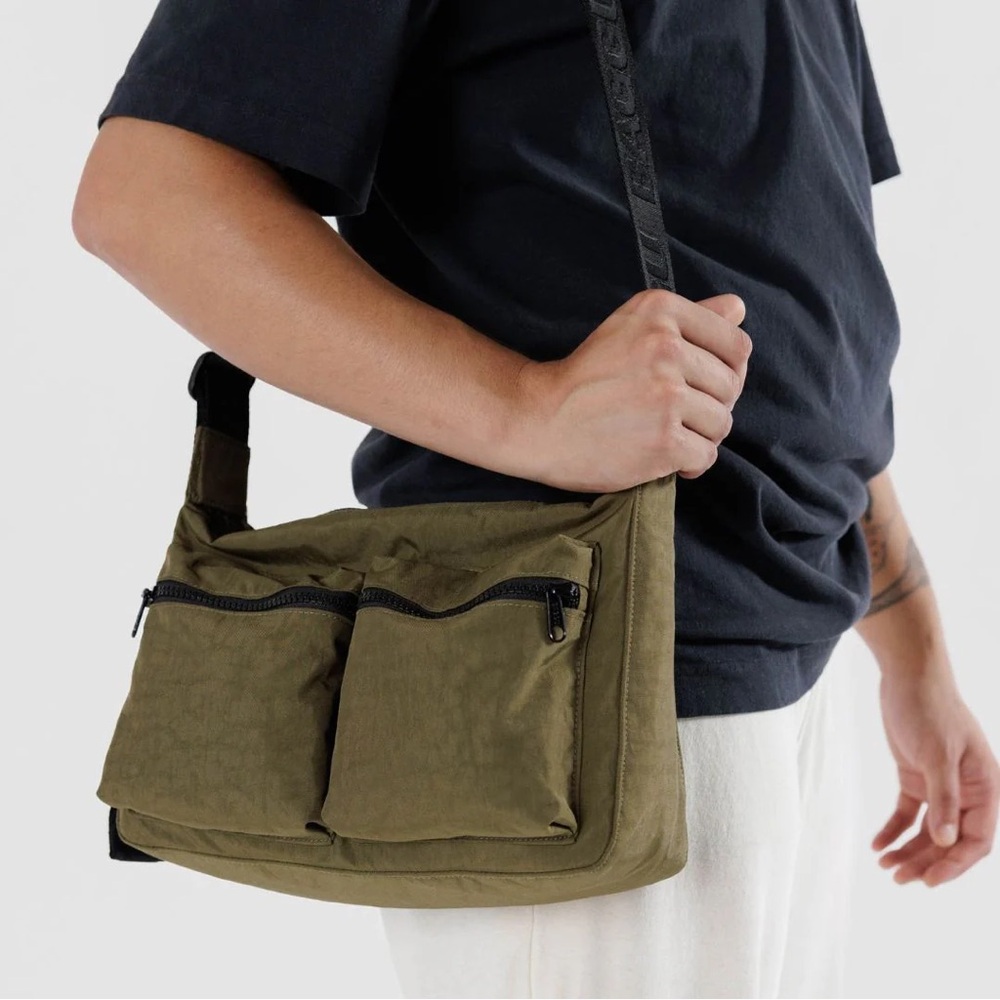 Baggu Cargo Crossbody Messenger Bag Kelp NWOT